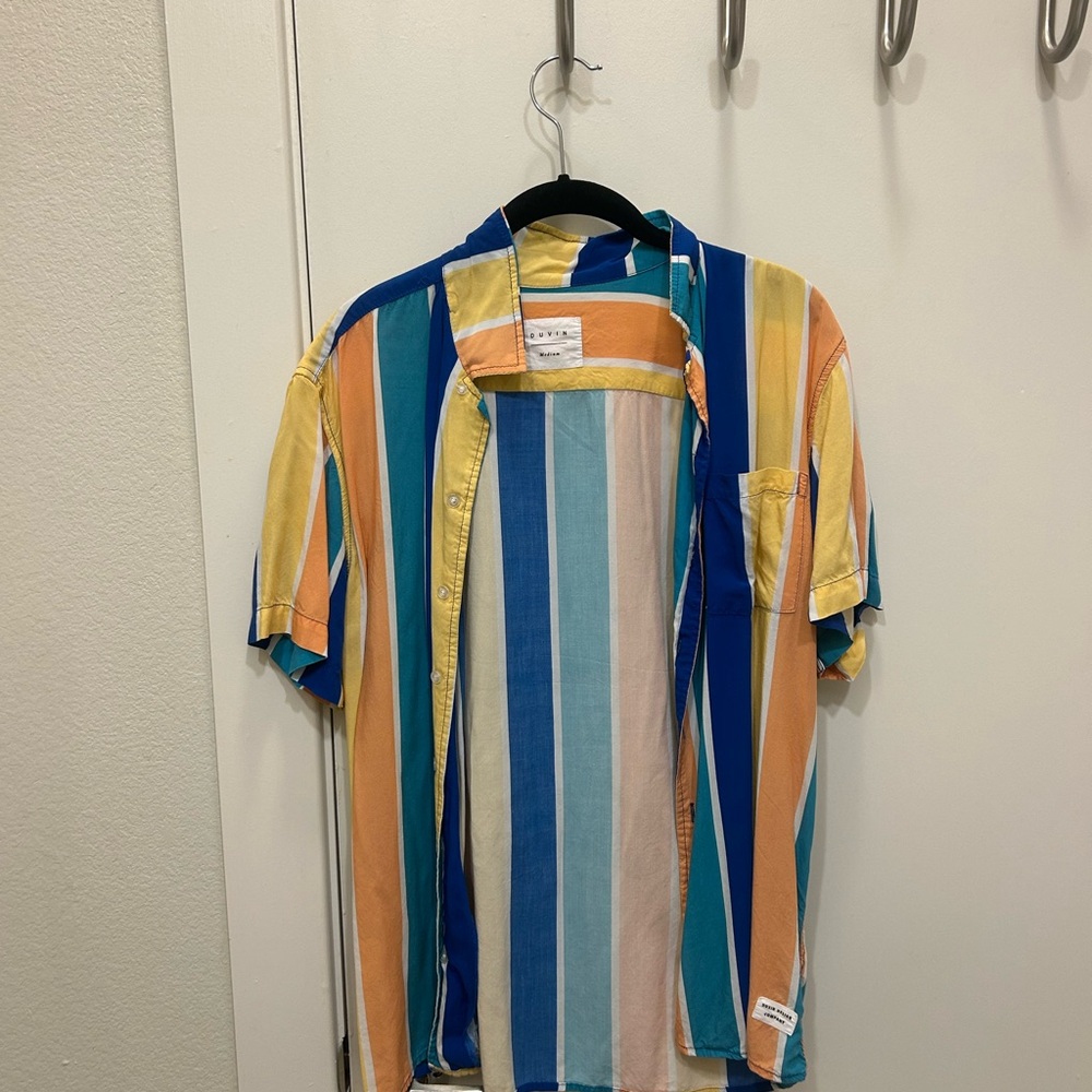 Duvin Striped Casual Shirt